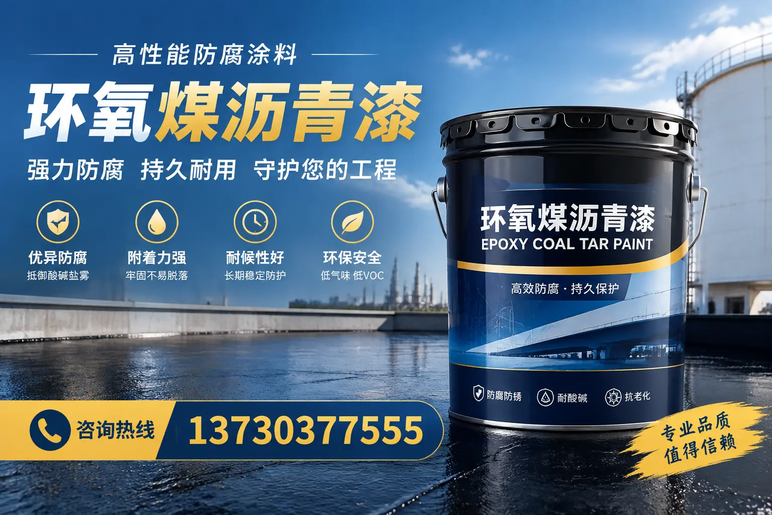 环氧煤沥青漆的耐久性分析，适合包头的使用场景
