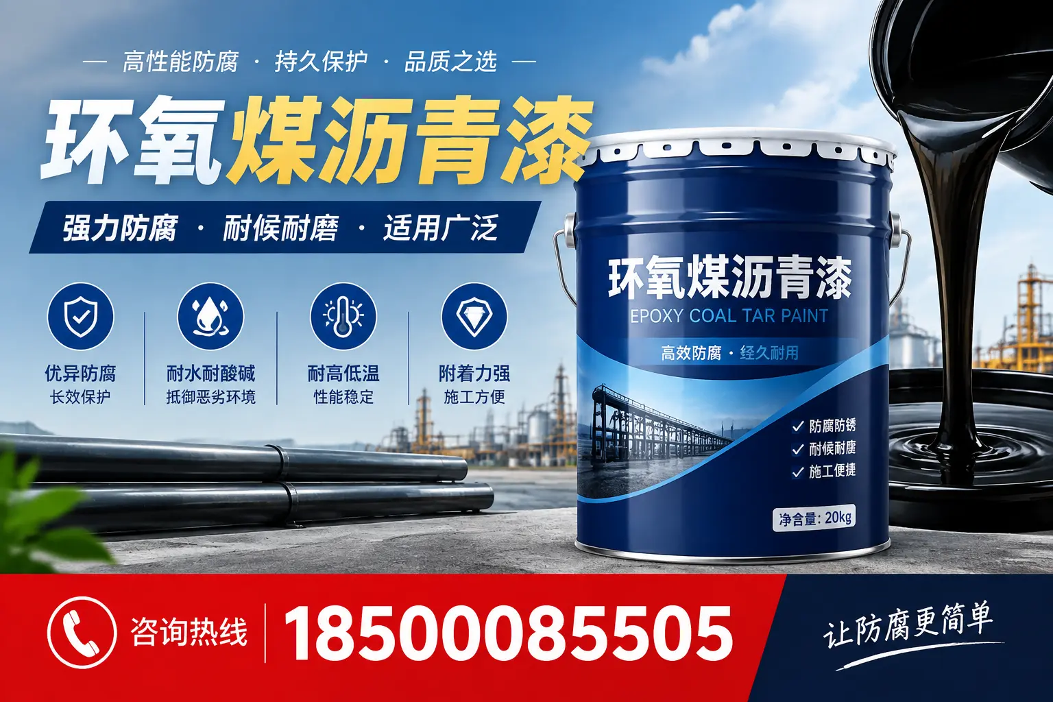 环氧煤沥青漆在不同气候条件下的表现分析，包头适用性